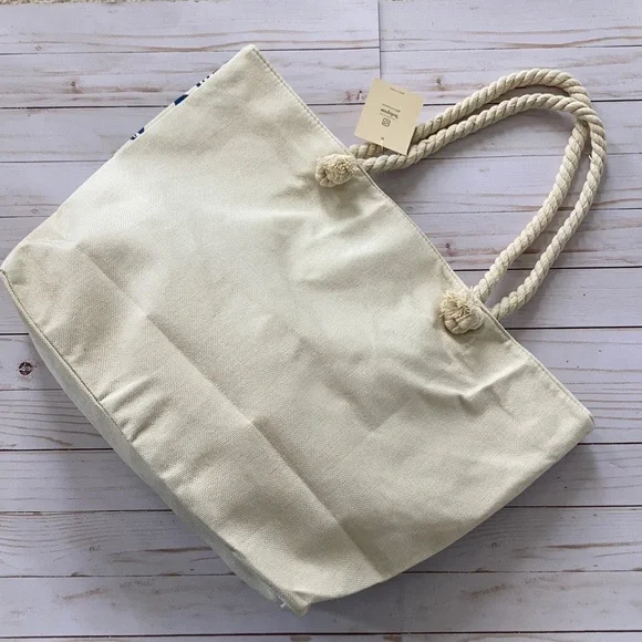 Jumbo Marine Life Beach Tote - Picture 5 of 8